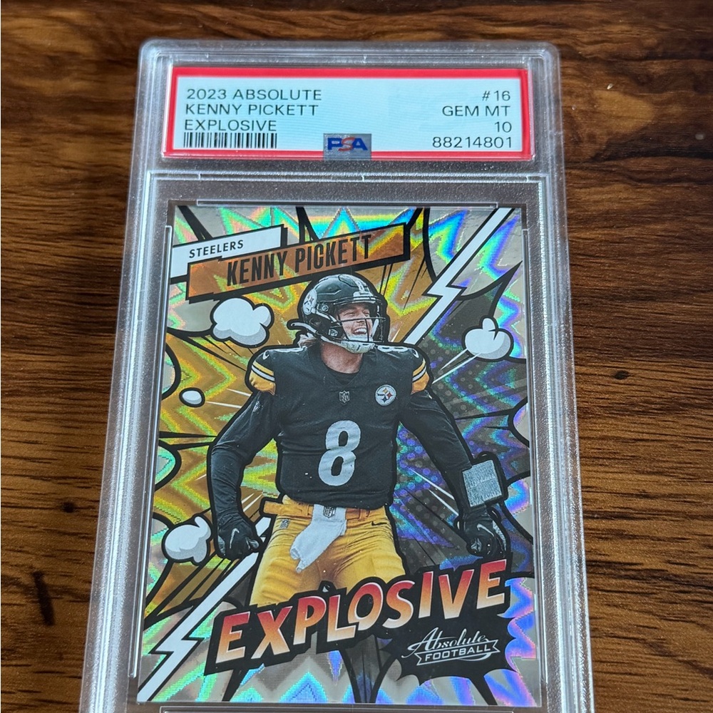 Kenny Pickett 2023 Panini Absolute - Explosive Case Hit SSP GEM mT 10